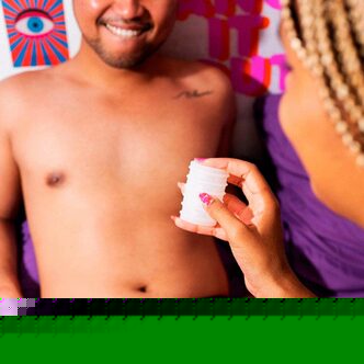 Мастурбатор двухсторонний Romp Mosh, белый