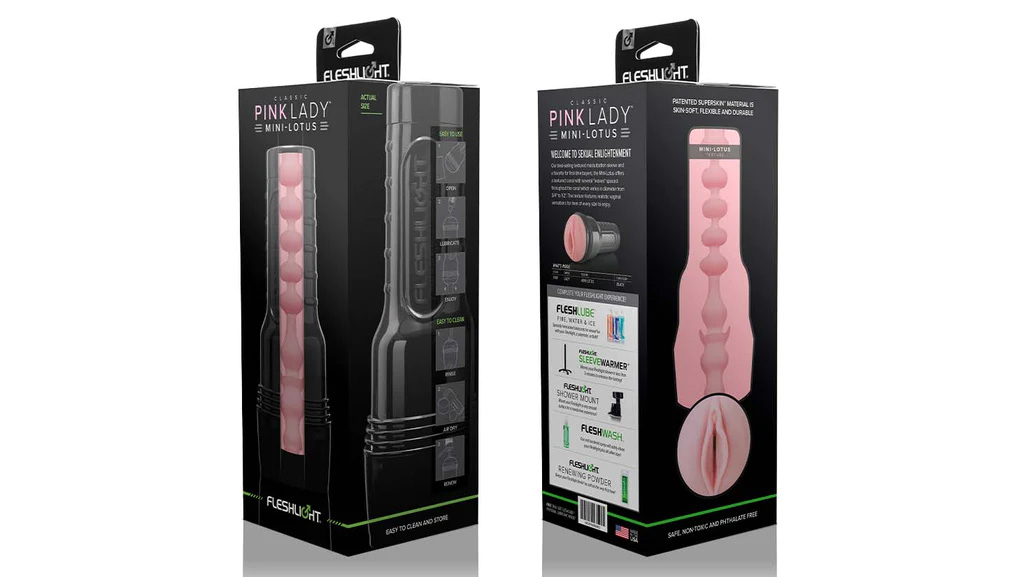 Мастурбатор-вагина Fleshlight Pink Lady Mini-Lotus, черный