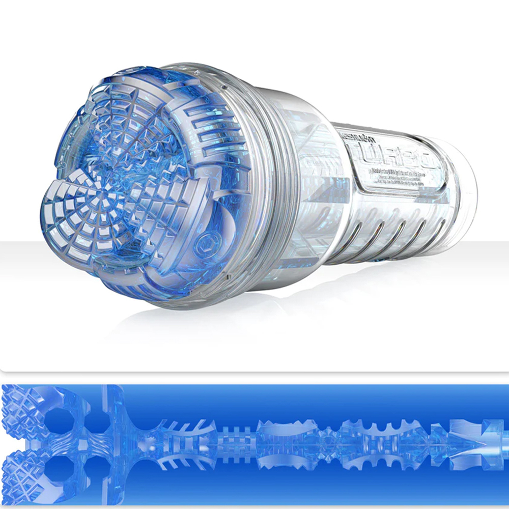 Мастурбатор Fleshlight Turbo Core Blue Ice, бесцветный