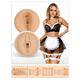 Двухсторонний мастурбатор ФлешНаш Flesh Fantasy French Maid, белый
