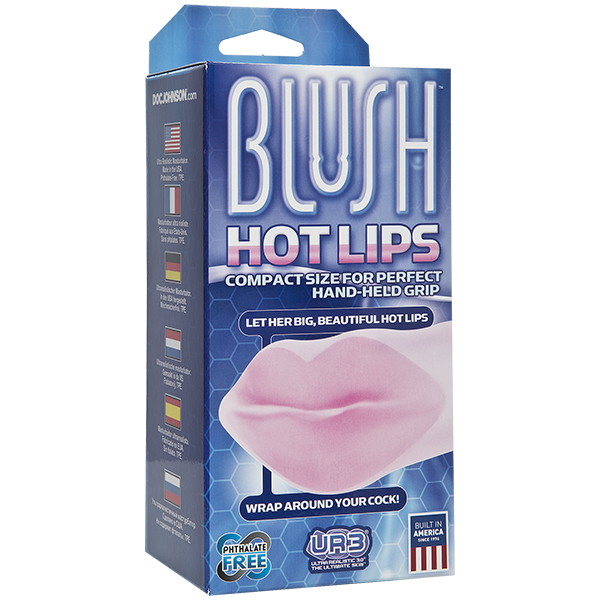 Мастурбатор-ротик Doc Johnson Blush Hot Lips Stroker, бесцветный