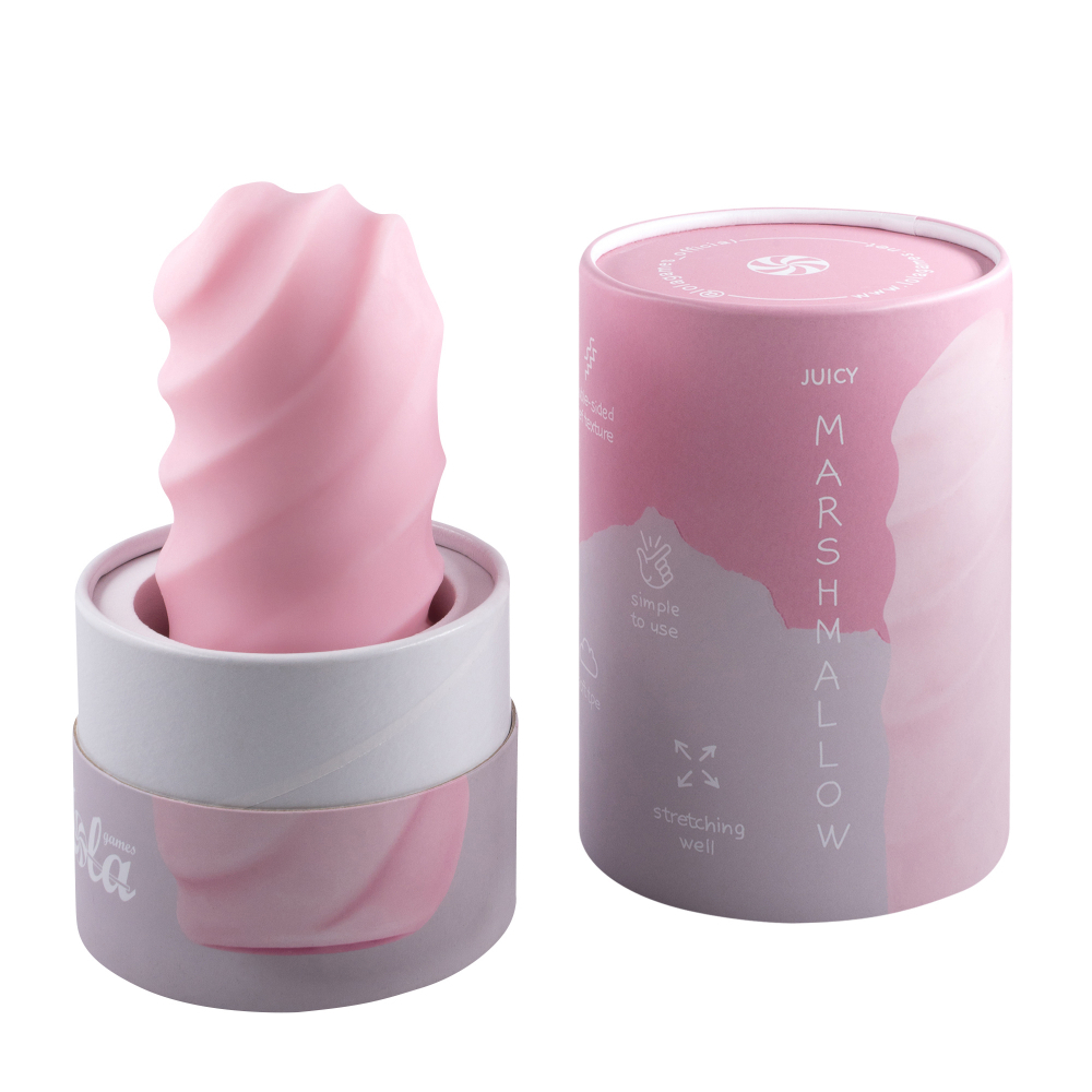 Мастурбатор Lola Games Marshmallow Maxi Juicy двусторонний, розовый