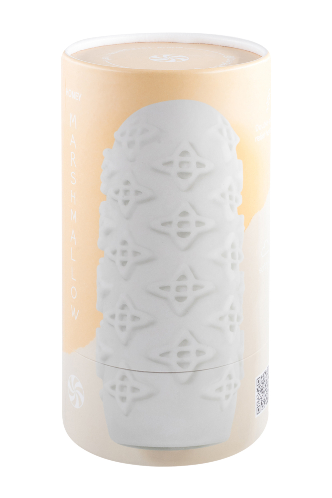 Мастурбатор Lola Games Marshmallow Maxi Honey двусторонний, белый