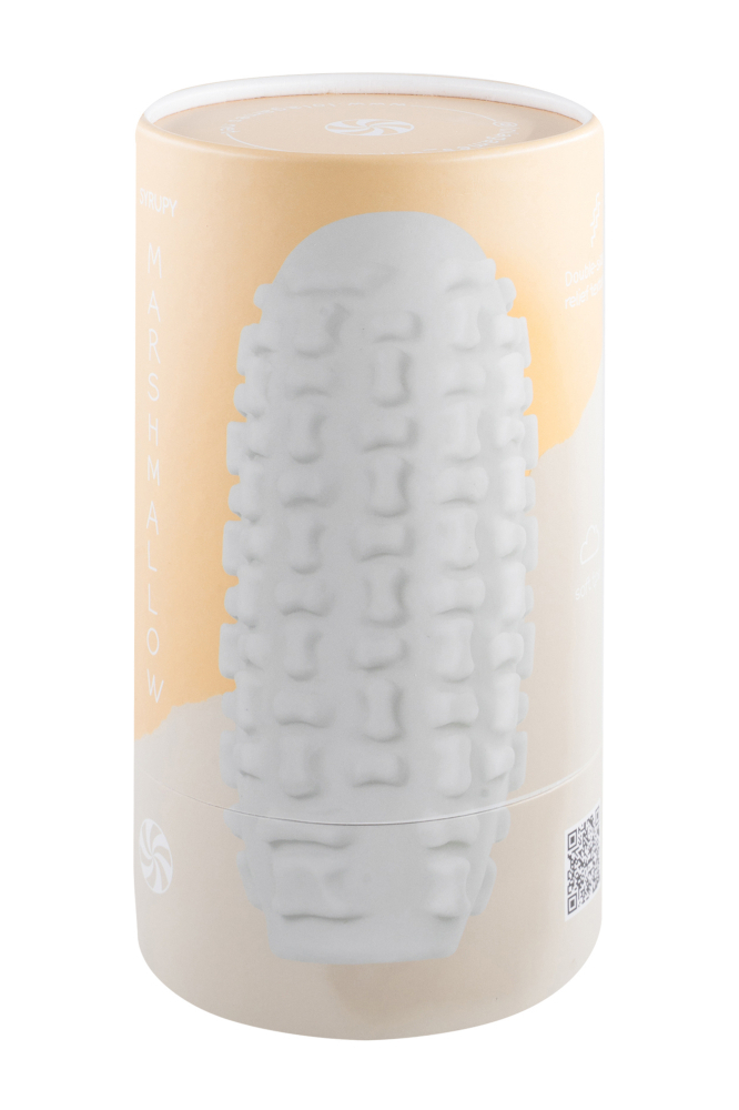 Мастурбатор Lola Games Marshmallow Maxi Syrupy двусторонний, белый