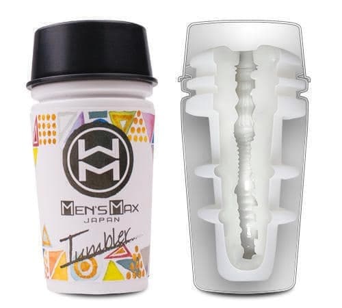 Мастурбатор MensMax Tumbler Square, белый