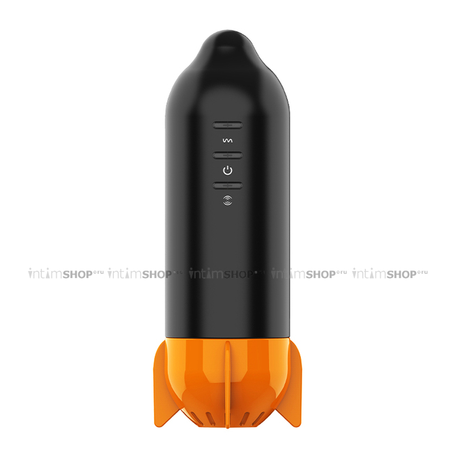 Вибромастурбатор с функцией сжатия MyToys MyRocket, черный