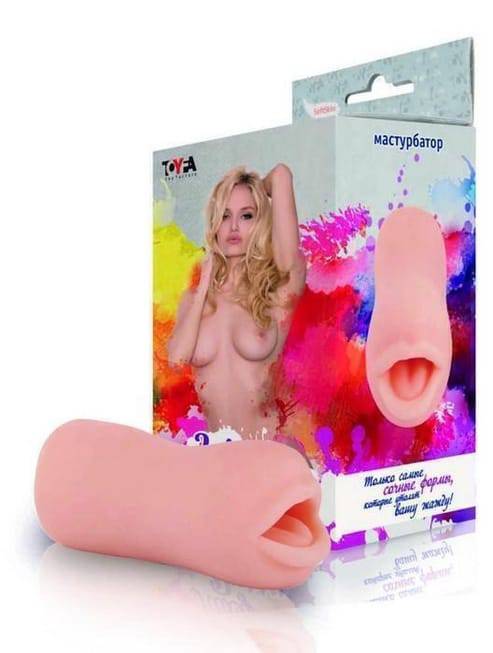 Мастурбатор ToyFa Juicy Pussy открытый рот от IntimShop