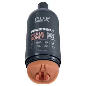 Мастурбатор PipeDream X Plus Shower Therapy Milk Me Honey, черный