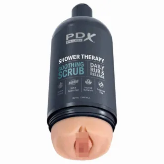 Мастурбатор PipeDream X Plus Shower Therapy Soothing Scrub, черный