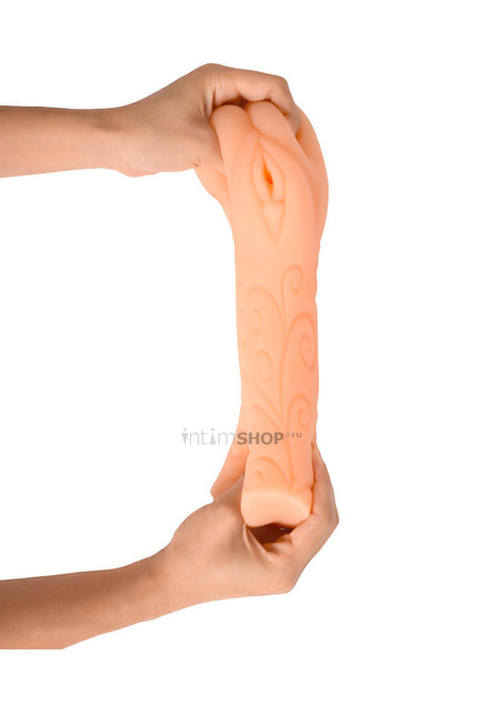 Мастурбатор вагина и анус XISE реалистичный, телесный от IntimShop