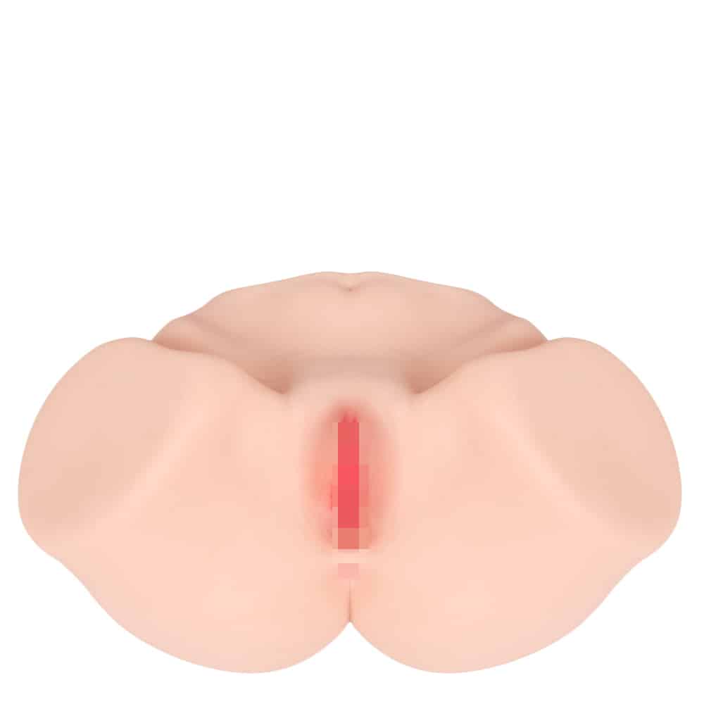 Мастурбатор с двойным слоем материала, вибрацией и ротацией Kokos Maria Onahole Real Vagina, телесный