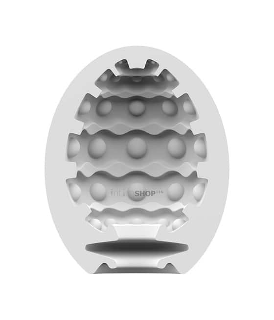 Мастурбатор с самолубрикацией Satisfyer Egg Single Bubble, белый - фото 3