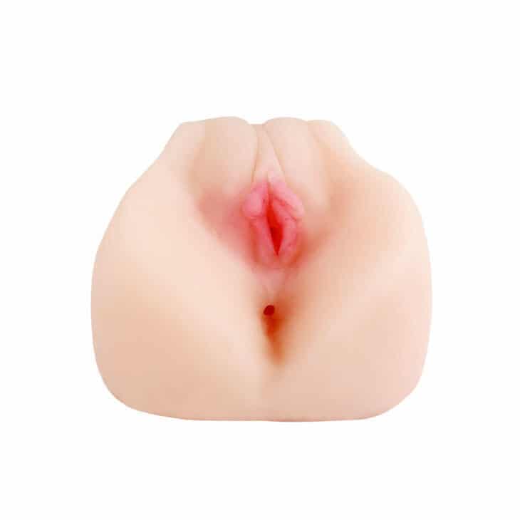 Мастурбатор анус-вагина Baile Passionate Pussy & Ass с вибрацией, телесный