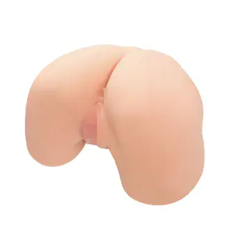 Мастурбатор с вибрацией и ротацией Kokos Adel Onahole Real Hips с двойным слоем материала, телесный