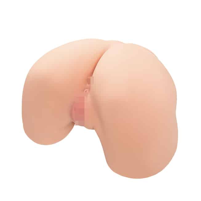 Мастурбатор с вибрацией и ротацией Kokos Adel Onahole Real Hips с двойным слоем материала, телесный