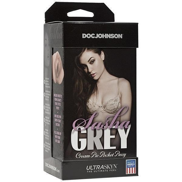 Мастурбатор-вагина Doc Johnson Pocket Pussy Sasha Grey, телесный