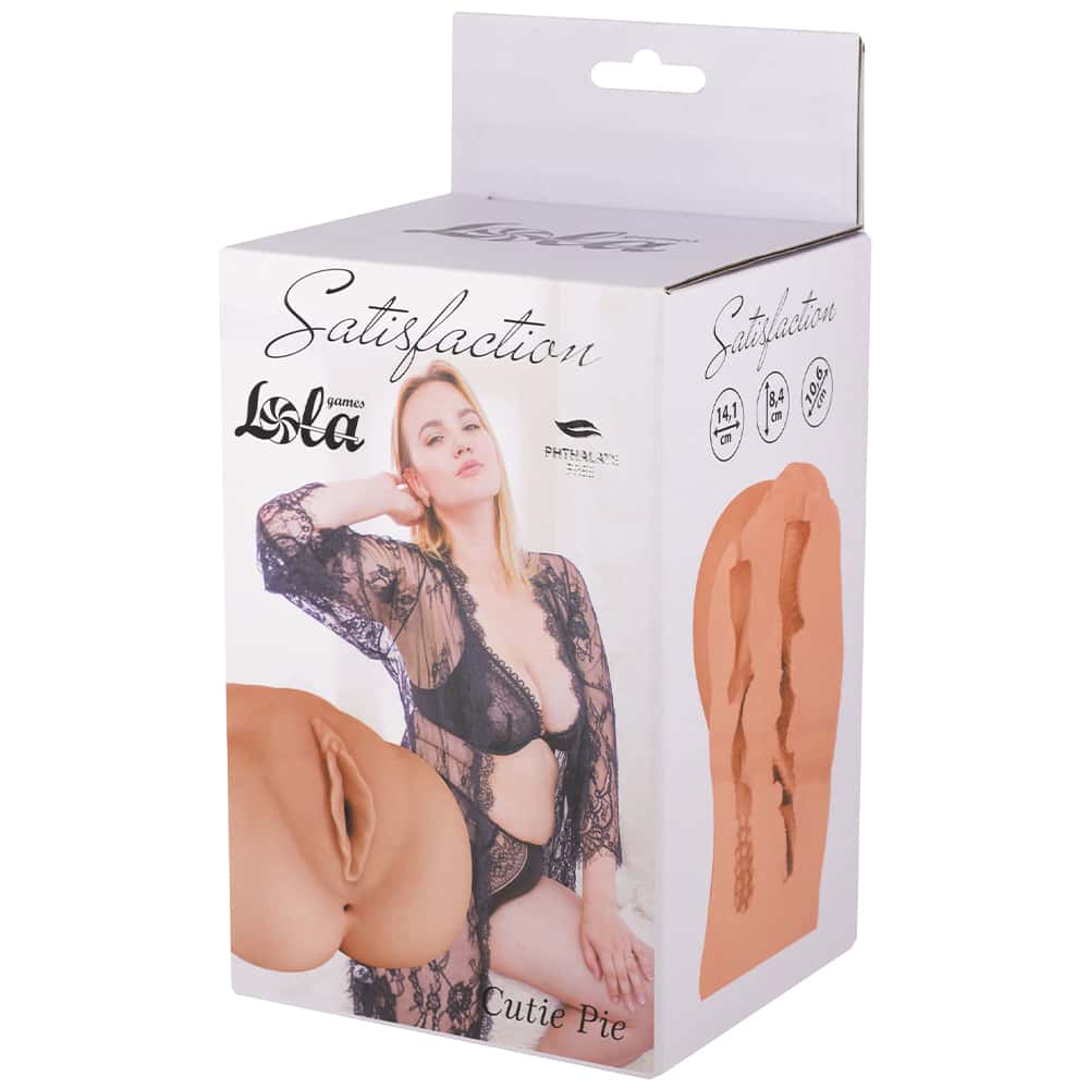 Мастурбатор вагина и анус Lola Games Satisfaction Cutie Pie, телесный