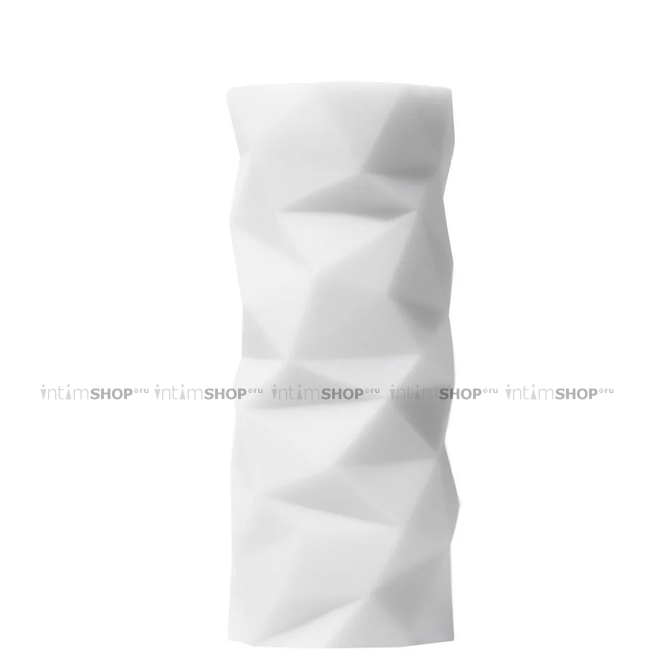 Мастурбатор Tenga 3D Polygon, белый - фото 3