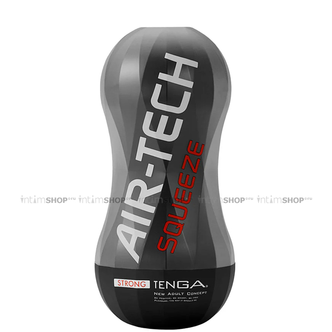 Мастурбатор Tenga Air-Tech Squeeze Strong, черный - фото 1