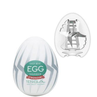 Мастурбатор Tenga Egg Hard-Boiled Thunder, белый