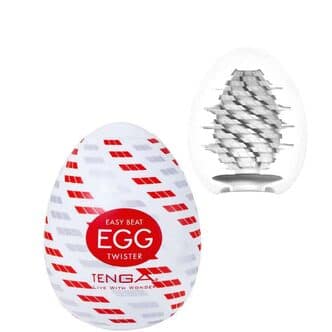 Мастурбатор Tenga Egg Twister, белый