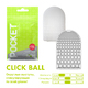 Мастурбатор Tenga Pocket Click Ball, зеленый