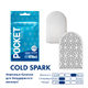 Мастурбатор Tenga Pocket Cold Spark, голубой