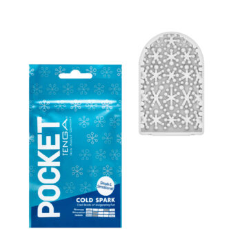 Мастурбатор Tenga Pocket Cold Spark, белый