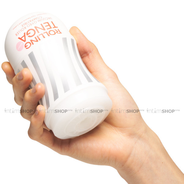 Мастурбатор Tenga Rolling Cup Gentle для Vacuum Gyro Roller, белый - фото 4
