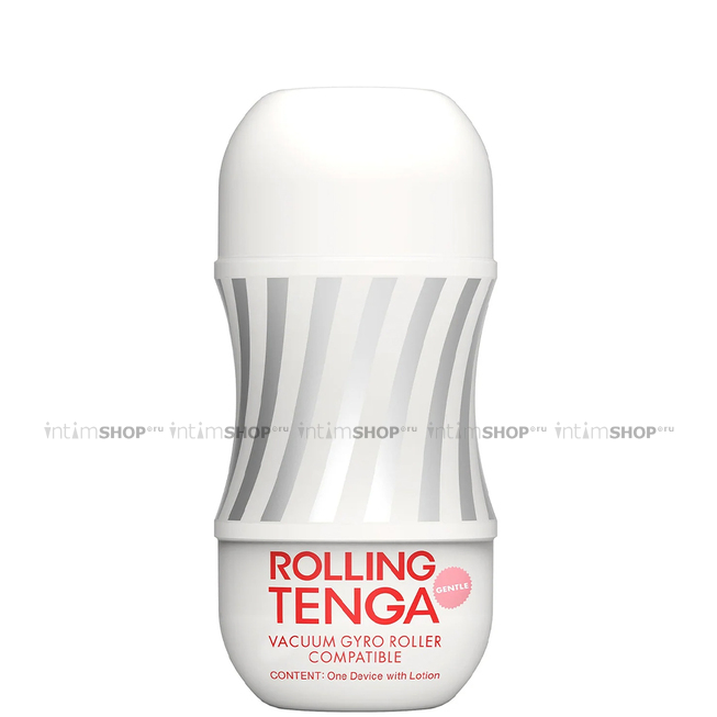 Мастурбатор Tenga Rolling Cup Gentle для Vacuum Gyro Roller, белый - фото 1