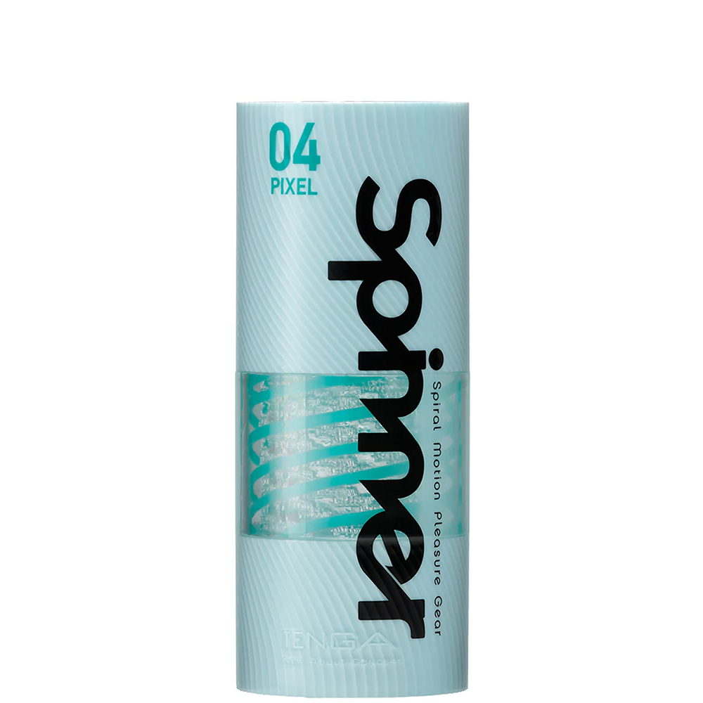 Мастурбатор Tenga Spinner 04 Pixel, бирюзовый