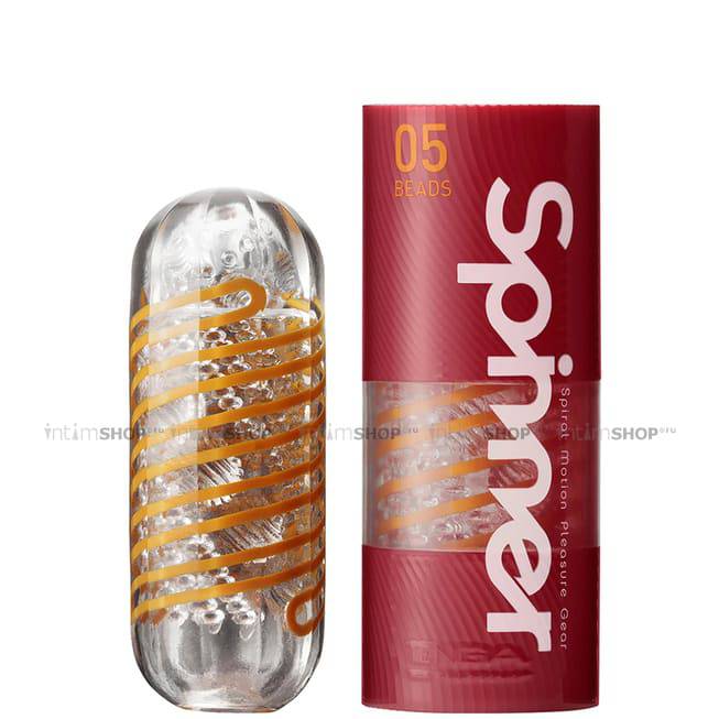 

Мастурбатор Tenga Spinner 05 Beads, оранжевый