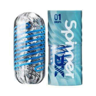 Мастурбатор Tenga Spinner DX 01 Drops, голубой