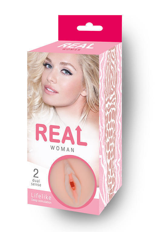 Мастурбатор-вагина Real Woman Блондинка, телесный