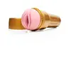 Мастурбатор-вагина для тренировки выносливости Fleshlight GO Stamina Training Unit, золотистый