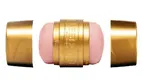 Двухсторонний мастурбатор вагина-анус Fleshlight Stamina Training Unit Quickshot, золотистый