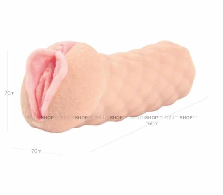 Мастурбатор вагина с двойным слоем материала Kokos Elegance.002D - фото 4