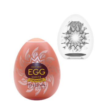 Мастурбатор Tenga Egg Hard-Boiled Shiny II, коричневый