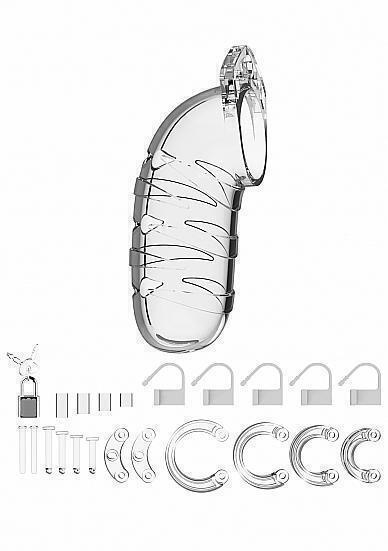 Мужской пояс верности №5 Transparent 5.5 Inch