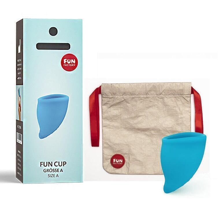 Менструальная чаша Fun Factory Fun Cup, голубой 20 мл