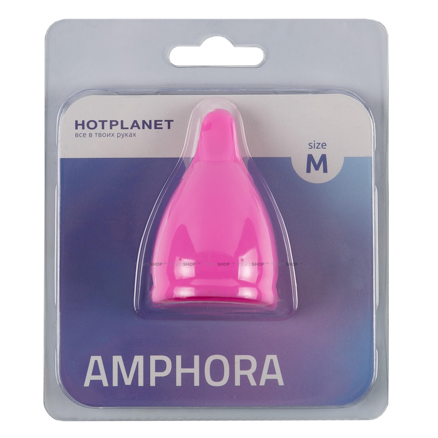 Менструальная чаша Hot Planet Amphora M, розовая