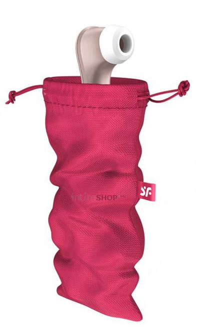 Мешочек Satisfyer Treasure Bag для хранения секс-игрушек L, розовый