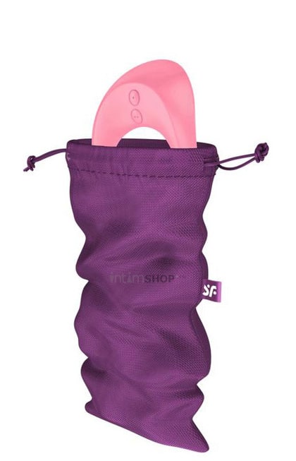 

Мешочек Satisfyer Treasure Bag для хранения секс-игрушек M, фиолетовый