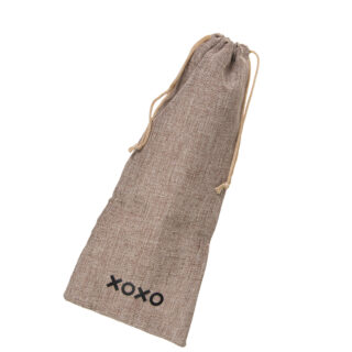 Мешочек XOXO для хранения секс игрушек 34 см, коричневый
