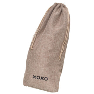 Мешочек XOXO для хранения секс игрушек 39 см, коричневый