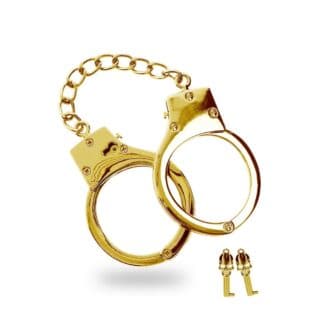 Металлические наручники Taboom Luxury Bondage Essentials Plated, золотистый