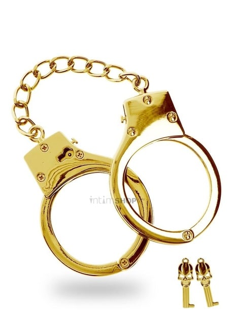 Металлические наручники Taboom Luxury Bondage Essentials Plated золотистый