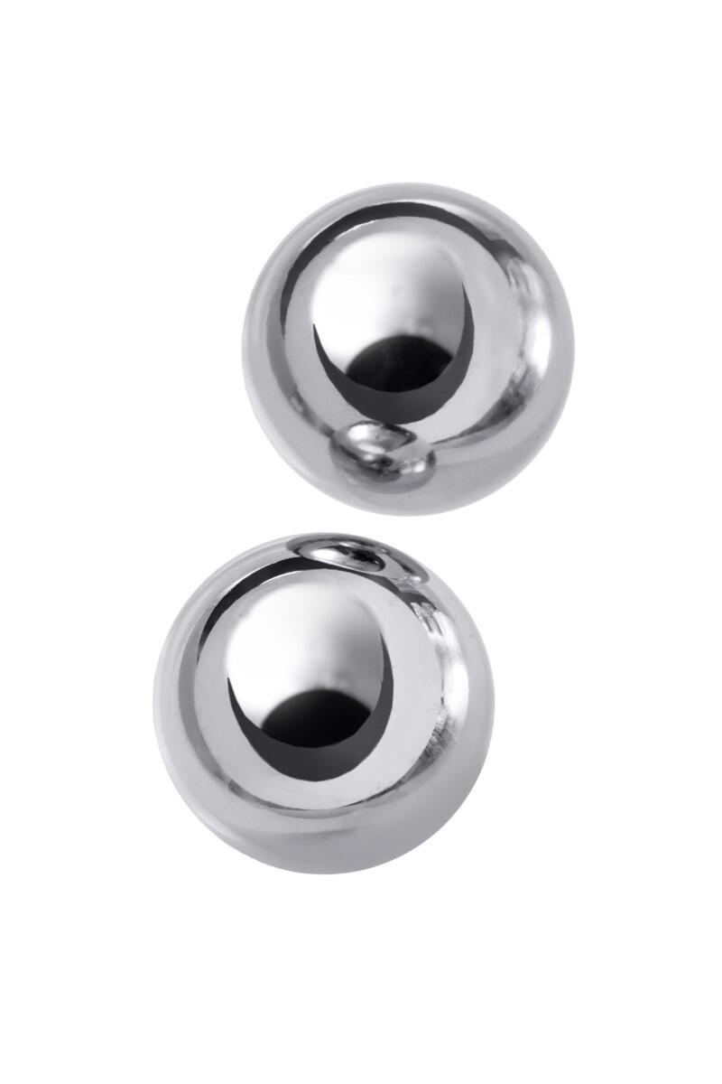 Металлические вагинальные шарики Toyfa Metal 2.5 см, серебристые