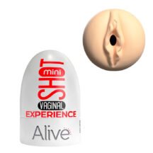 Мини-мастурбатор Adrien Lastic Alive Mini Shot Vaginal Experience, телесный