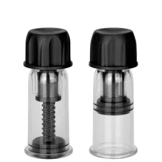 Помпы для сосков CalExotics Nipple Play Vacuum Twist Suckers, черные